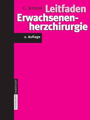 cover image of Leitfaden Erwachsenenherzchirurgie